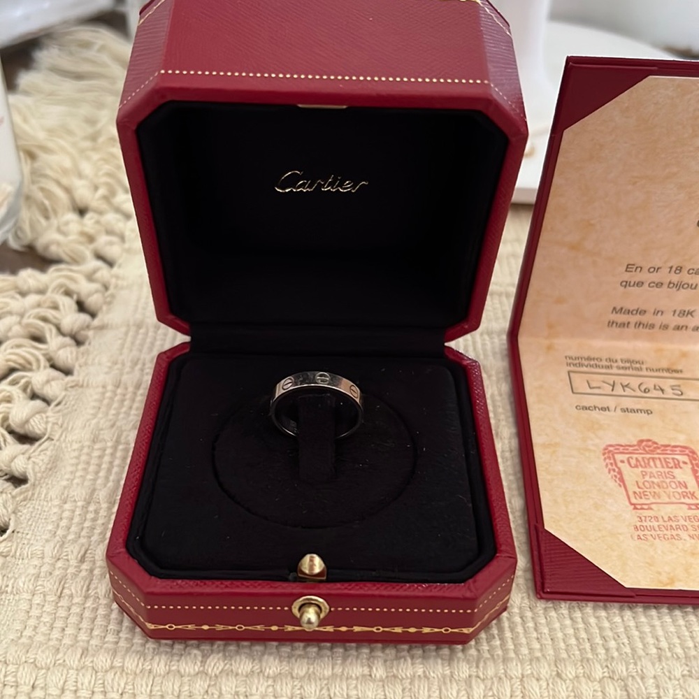 Authentic Cartier ring ( Love collection)